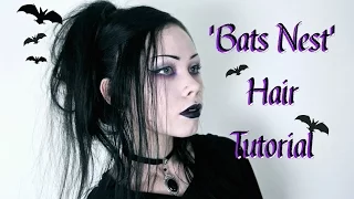 BATS NEST HAIR TUTORIAL || Great For Long Hair!