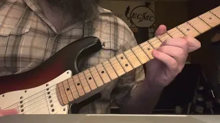 Rick James - Super Freak Saxophone Solo Guitar Lesson