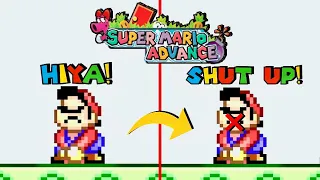 Super Mario Advance: SMB2||Original Vs. Voice Removal MOD||Game Boy Advance