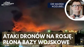 Rosja płonie po atakach dronów. Przebijanie się przez „linię Surowikina”. Raport z frontu