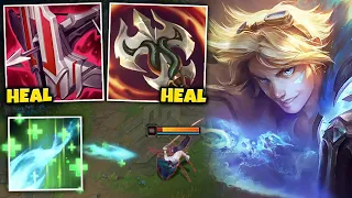 Ezreal but every Q heals me to full health (Max Lifesteal Build)