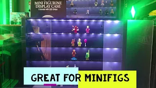 Unboxing A Mini Figurine Display Case | Holds 80 Lego Minifigures | 5 Levels With LED Strips