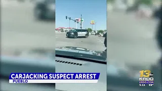 Carjacking suspect arrested in Pueblo