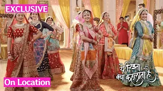 Yeh Rishta Kya Kehlata Hai | On Location | Abhira Ne Kiya Gangaur Puja Ke Pehle Dance