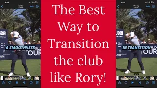 Feel Smoothness Like Rory McIlroy! Drills in How to improve your Golf Swing Transition.