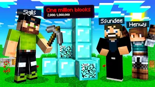 Breaking ONE MILLION Blocks in Minecraft (1 Mill Sub Special)