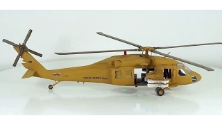 UH-60A desert hawk 1:72 (italeri) обзор масштабная модель № 57/67 вертолёт Model aviation helicopter