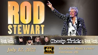 Rod Stewart - Addicted to Love {4K} (Live) Cincinnati, OH Riverbend - Robert Palmer (Cover)