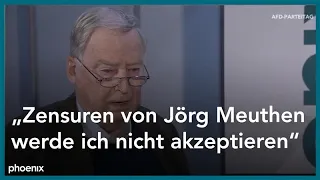 AfD-Parteitag: Interview mit Ehrenvorsitzendem Alexander Gauland