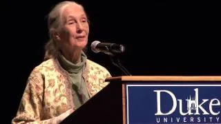 Jane Goodall Visits Duke University