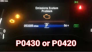 2016 Honda Pilot P0430 Service Emissions System - Fuel Injector Replacement-Part 1