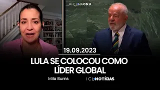 Mila Burns analisa discurso de Lula na Assembleia Geral da ONU: "se colocou como líder global".