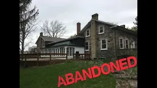Exploring Abandoned Stone Mansion ( WHAT DID WE FIND )