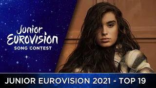 Junior Eurovision 2021 - My Top 19 (Comments below)