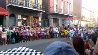 Street Performers on Bourbon St in NOLA!