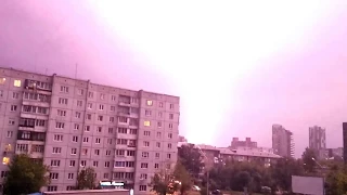 гром и молния в Красноярске 11 06 17