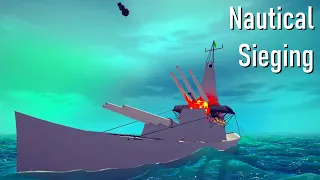 Making An Aimbot Battleship in Besiege