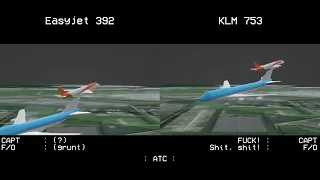 FICTIONAL CRASH - Easyjet 392 and KLM 753 (First Collision) - VERSION 1.1.0