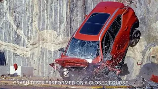Volvo XC40,V60,V90cc Extreme Crash Test -Drops From 98 feet / 30 meters