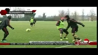 Milanello Allenamento 02-01-2013 Part 1