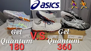 Compare Asics GEL Quantum 180 & 360 REVIEW  #Asics #Run #GelQuantum