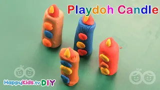 Playdoh Candle | Paper Crafts | Kid's Crafts and Activities | Happykids DIY