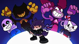 Rhythm Game Veteran vs. INDIE CROSS PREVIEW, SPINEL, & DUSTTALE SANS! (Friday Night Funkin' Mods)