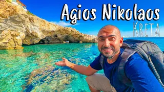 Agios Nikoloas Crete, walking tour 4k, you gotta checkout this path! Kreta Greece