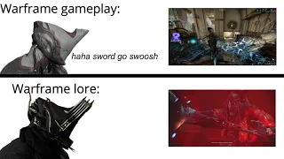 Warframe gameplay vs lore