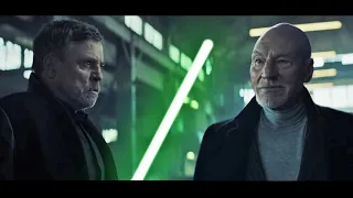 Luke Skywalker meets Captain Jean-Luc Picard (Star Wars - Star Trek Crossover Edit)