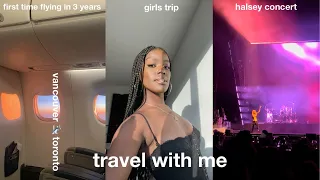 travel day in my life ✈️🤍 girls trip to toronto + impulsive halsey concert
