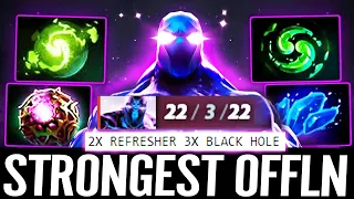 🔥 2x Refresher 3x Black Hole — WTF 22/3/24 GODLIKE Enigma 100% Strongest Offlane by Tobi Dota 2 Pro