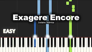 Josiane Nsimba - Exagere Encore | EASY PIANO TUTORIAL BY Extreme Midi