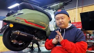 vespa150曼丹绿升级