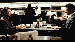 Heat - Restaurant Coffee Scene Vincent Hanna and Neil McCauley 4K HD