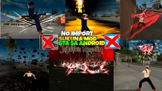 RYOMEN Sukuna mod Gta san Android no import #ryomensukuna #gtasanandreas