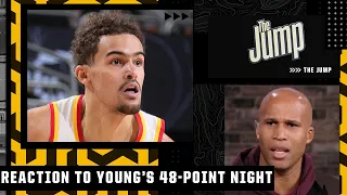 ‘I’m sick of Trae Young’ - Richard Jefferson reacts to his 48-point night vs. the Bucks 😂| The Jump