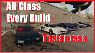 (B,A,A+,S,S+)  Ferrari Testarossa Coupe - ALL CLASSES BUILD - Need for Speed Unbound