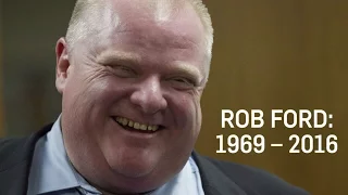 Former Toronto Mayor Rob Ford dies after cancer battle