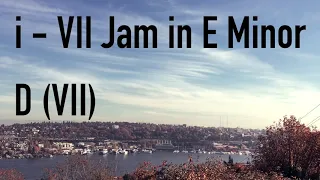 E Minor Jam Track  i   VII