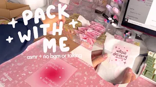🌷 asmr packing orders real time | asmr sounds + no talking + no bgm | small business 💗