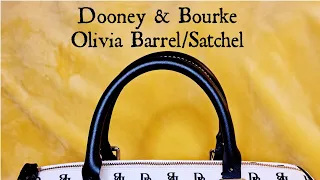 Dooney & Bourke Olivia Barrel/Satchel (Day 9 of 16) #dooneyandbourke #handbags #OlaMaye