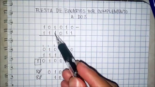 resta de binarios con Complemento a Dos ( Explicación rápida )