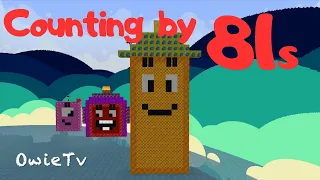 Counting by 81s Song Minecraft Numberblocks | Skip Counting Songs for Kids| Math Songs for Kids