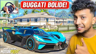 FINALLY I BOUGHT BUGGATI BOLIDE! 😍 * DREAM CAR* | The Crew Motorfest - LOGITECH G29