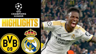 Real Madrid vs Borussia Dortmund (2-0) Champions League Final 2024 | Carvajal & Vinicius Jr Goal
