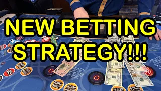 3 CARD POKER in LAS VEGAS! NEW BETTING STRATEGY!