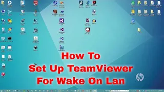 How To Set Up TeamViewer For Wake On Lan