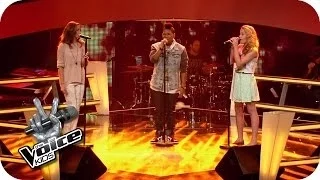 John Mayer - Free Fallin' (Sarah, Jamica, Nadine) | The Voice Kids 2014 | BATTLE | SAT.1