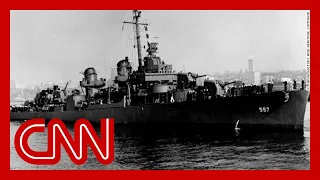 Watch video of WWII Navy ship found at bottom of Philippine Sea